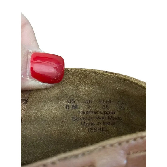 Sam Edelman Natural Woven Leather Avianna Huarache Flats Shoes Size 8M - Picture 6 of 8